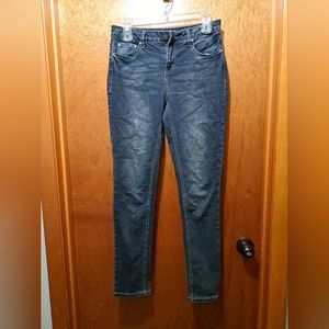 Womens Earl Skinny Leg Blue Jeans 6